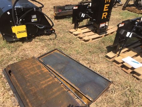 skid steer blank|attachment plate for skid steer.